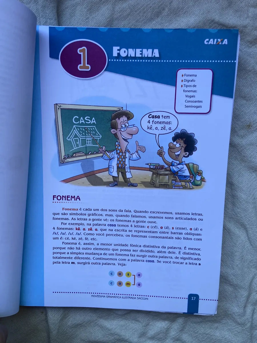 Livro Novíssima Gramática Ilustrada Sacconi 2008 (Usado)