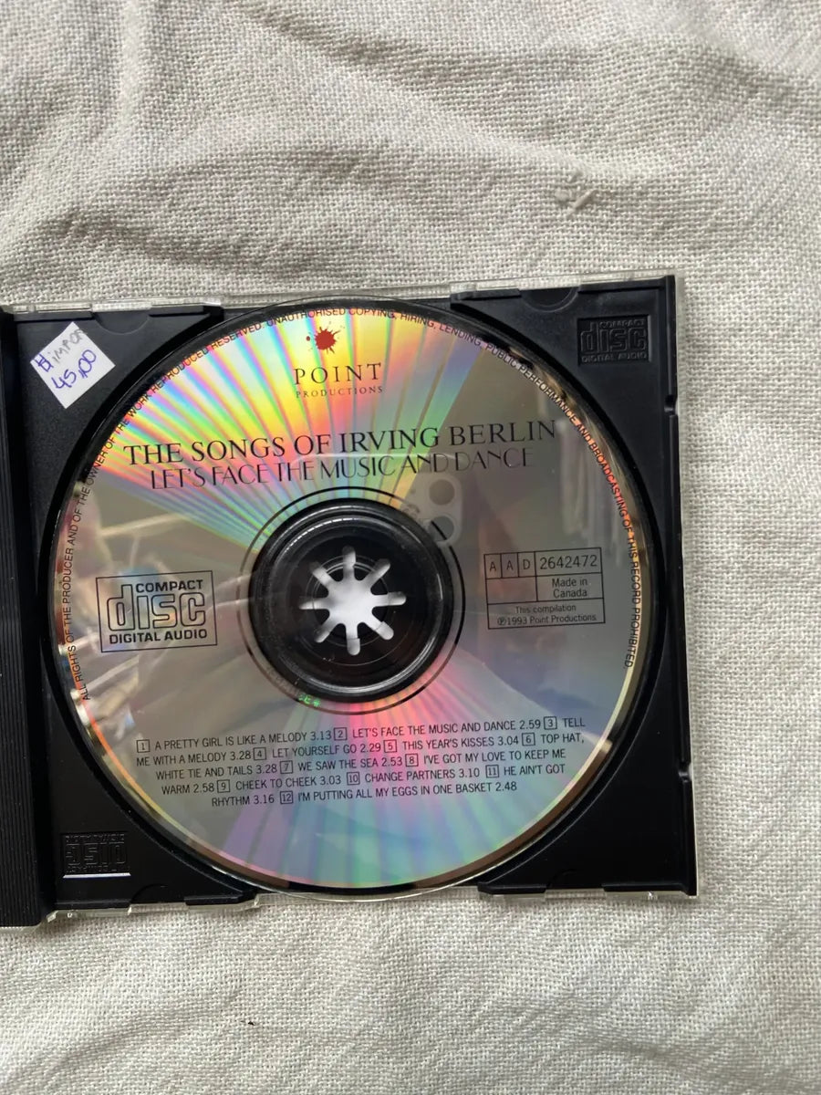Cd Dance Hall Days The Songs Of Irving Berlin 1993 Importado (Usado)