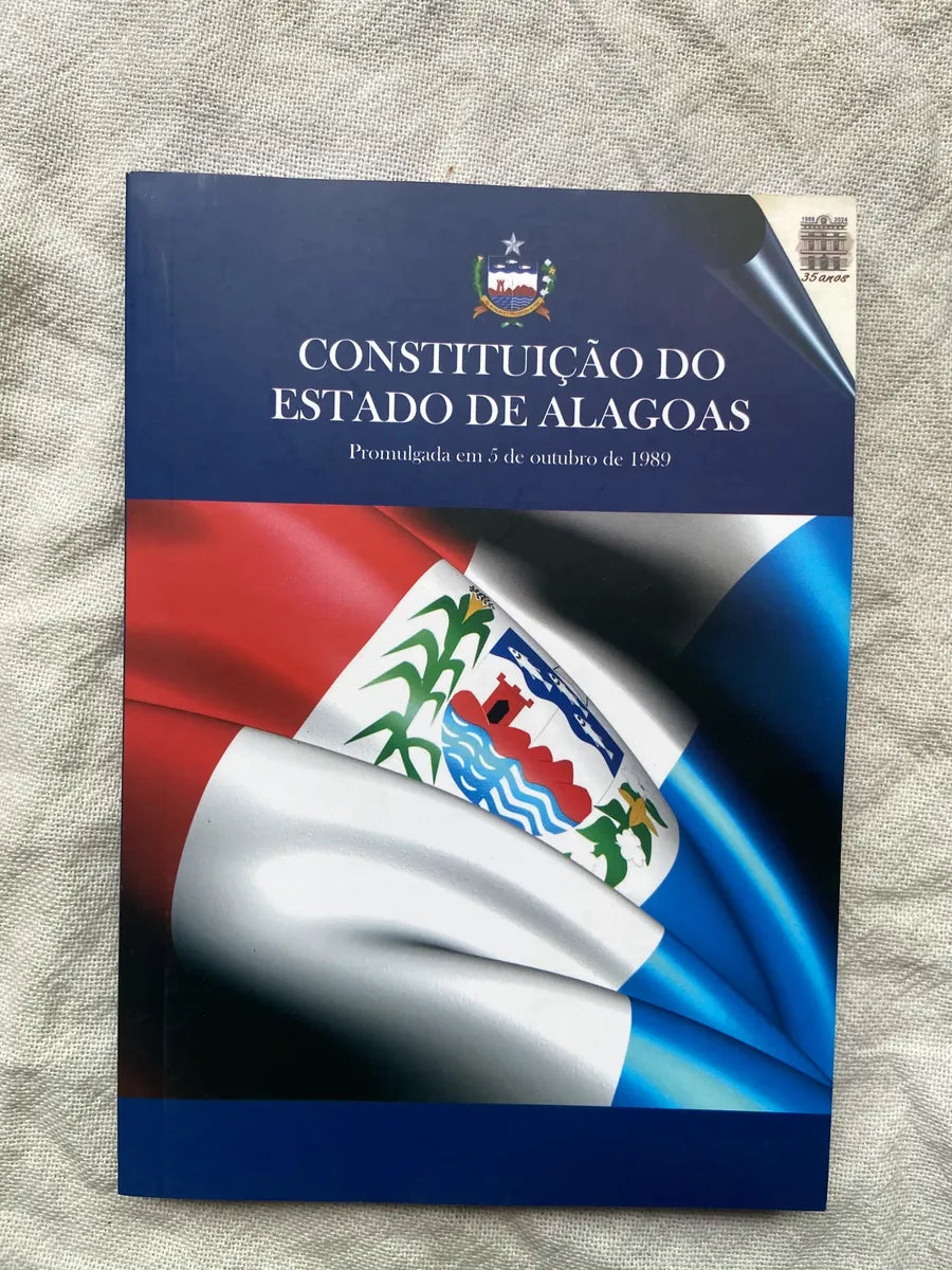 Livro Constituição Do Estado De Alagoas 4 Edição 2024 (Usado)