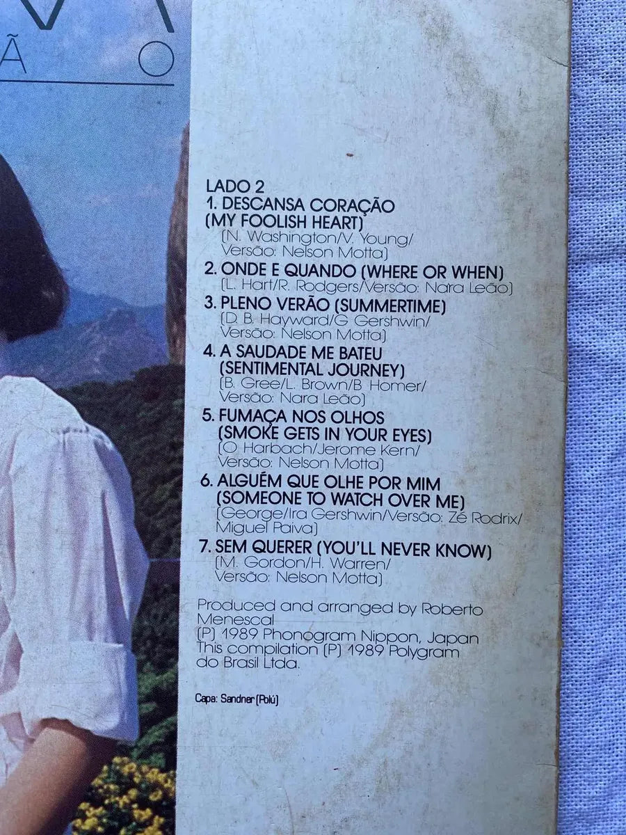 Lp Nara Leão My Foolish Heart 1989 Selo Philips (Usado)