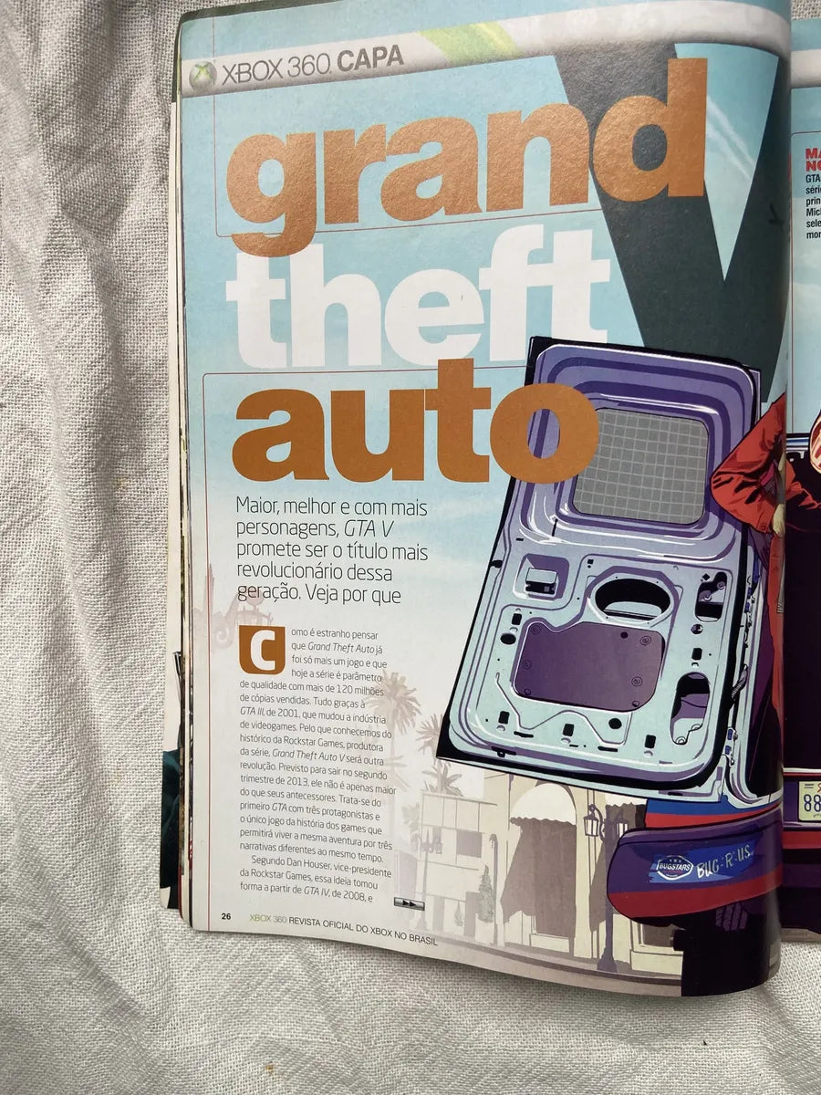 Revista Xbox Grand Theft Auto Five Ano 7 N 75 Janeiro 2013