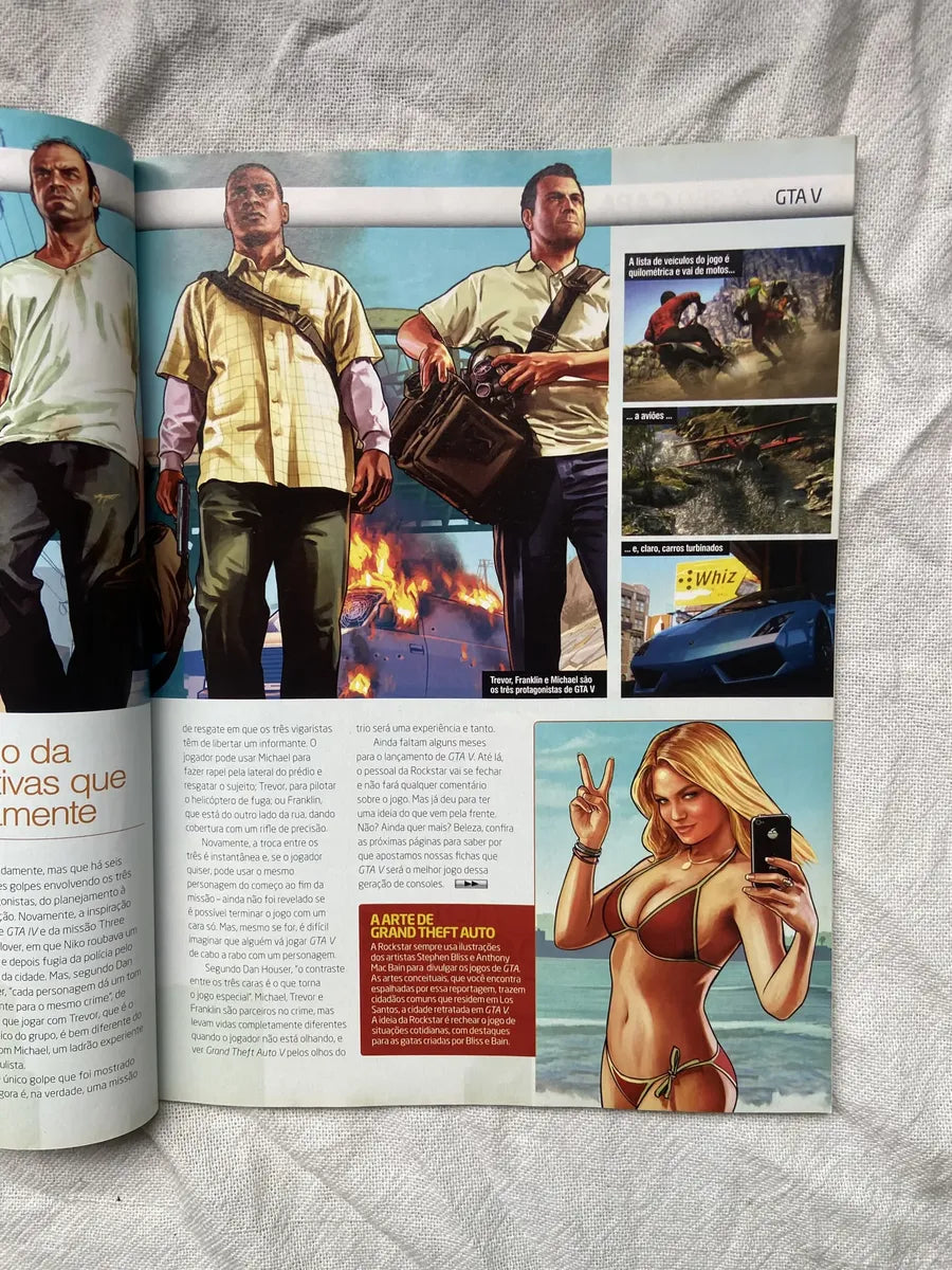 Revista Xbox Grand Theft Auto Five Ano 7 N 75 Janeiro 2013