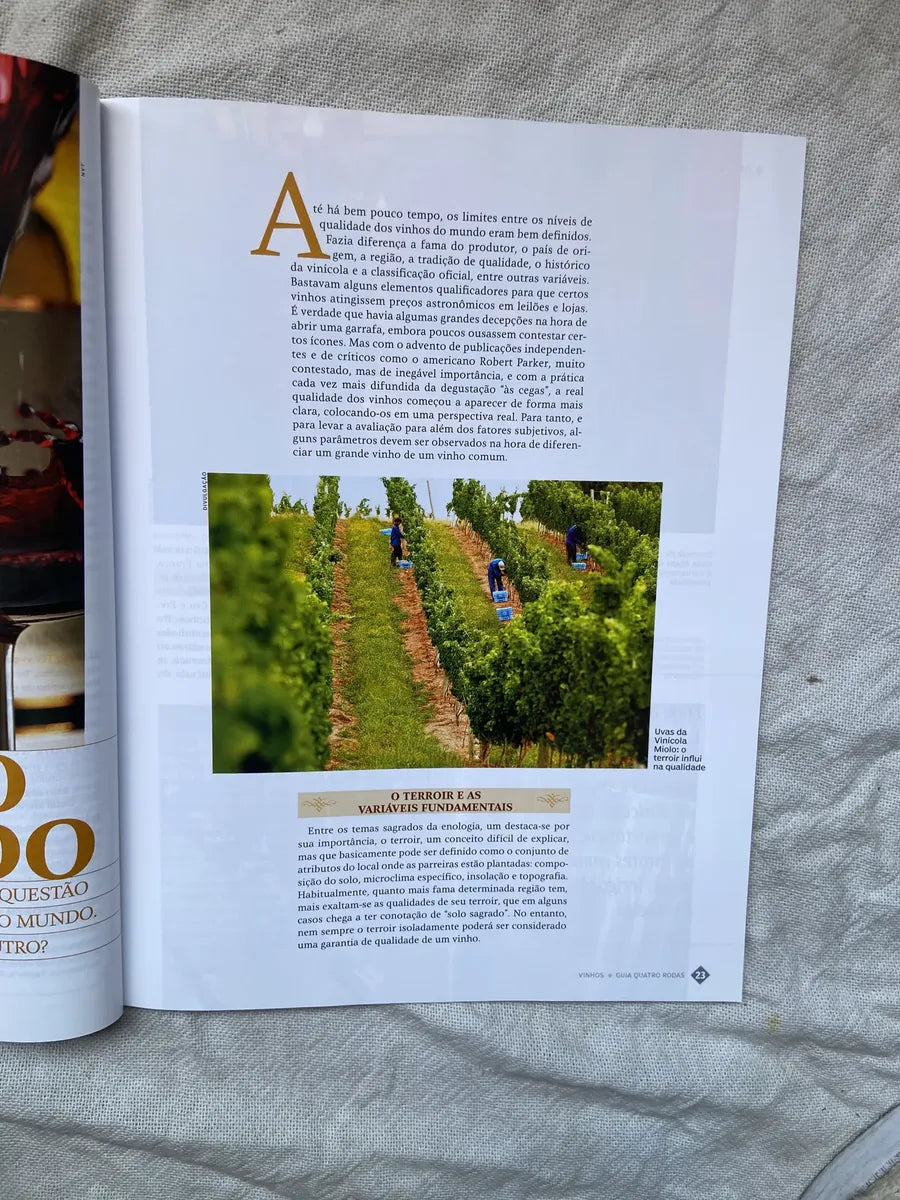 Revista Novo Guia Quatro Rodas Guia De Vinhos Vol 2 Ed 2008 (Usado)