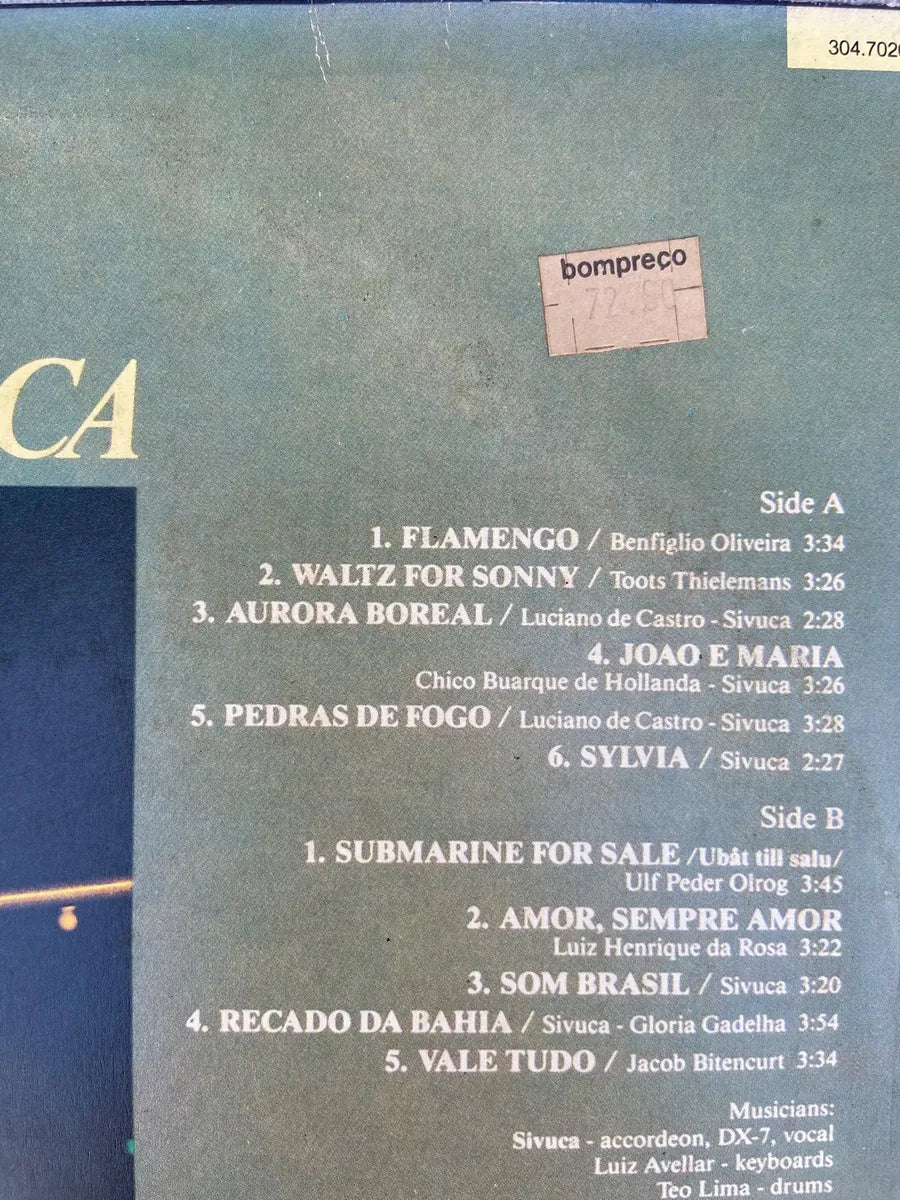 Lp Sivuca Som Brasil 1986 (Usado)