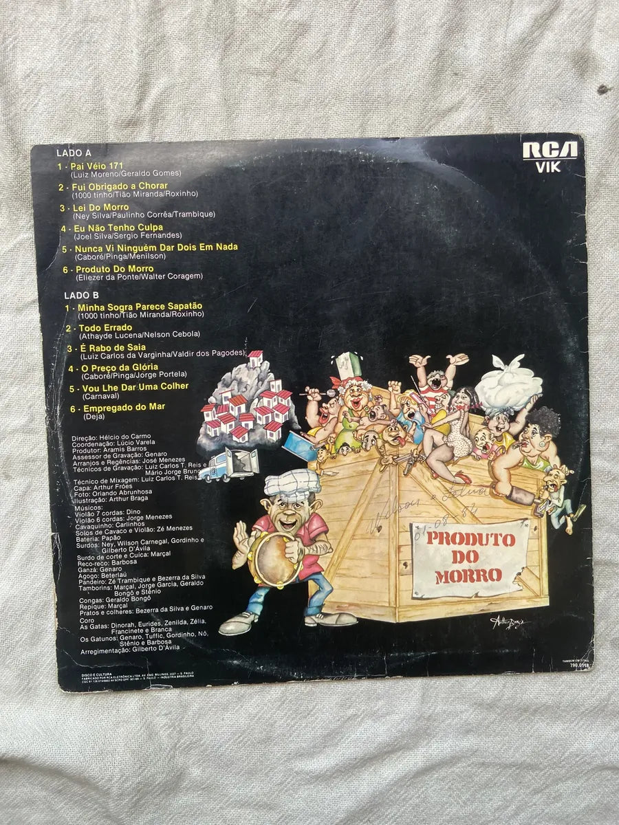 Lp Bezerro Da Silva Produto Do Morro 1983 (Usado)