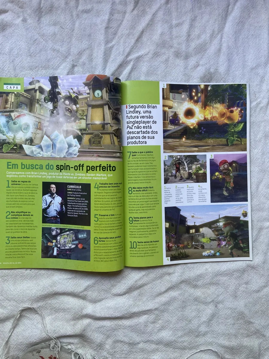 Revista Xbox Plants Vs Zombies Garden Warfare Ano 8 N 90 (Usado)