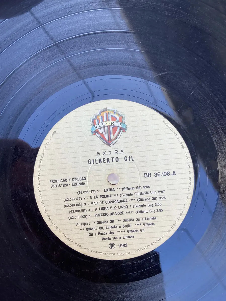 Lp Gilberto Gil Extra 1983 Com Encarte (Usado)