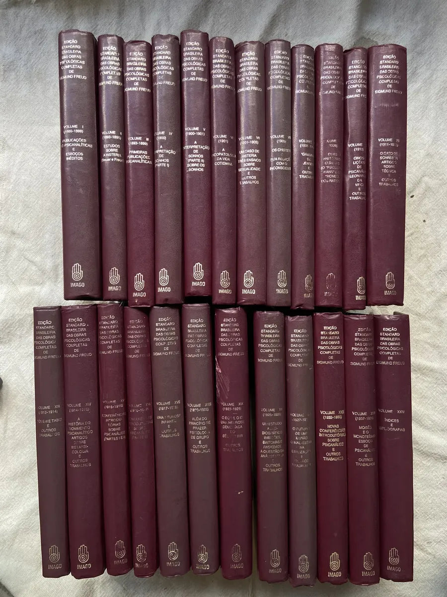 Livro Obras Psicológicas Completas Sigmund Freud Box 24 Vol (Usado)