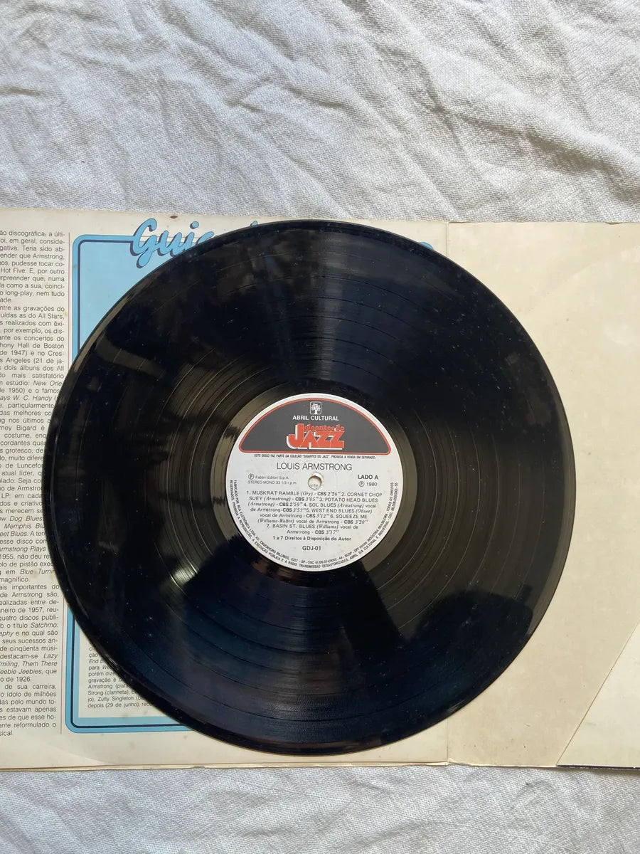 Lp Louis Armstrong Coleção Gigantes Do Jazz 1980 (Usado)