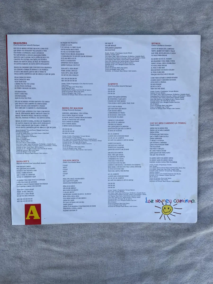 Lp Xuxa Luz Do Meu Caminho 1995 Com Pôster (Usado)