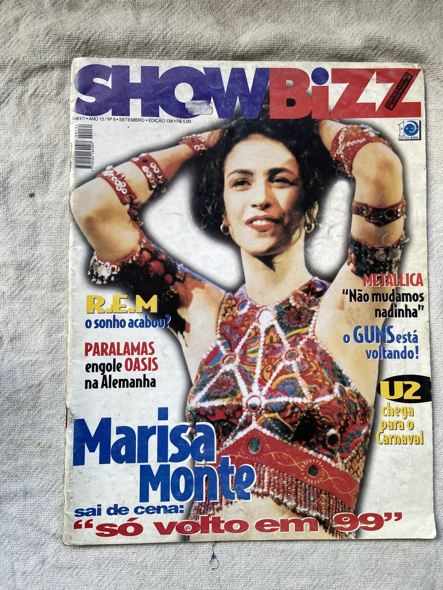 Revista Show Bizz Ano 12 Número 9 Edição 134 Setembro (Usado)