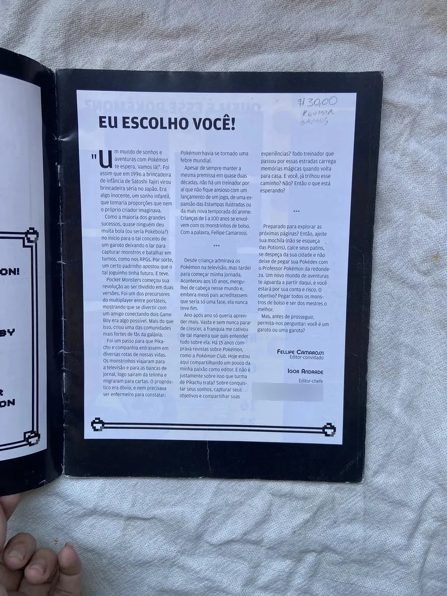 Revista Nintendo World Collection Pokémon Numero 3 (Usado)