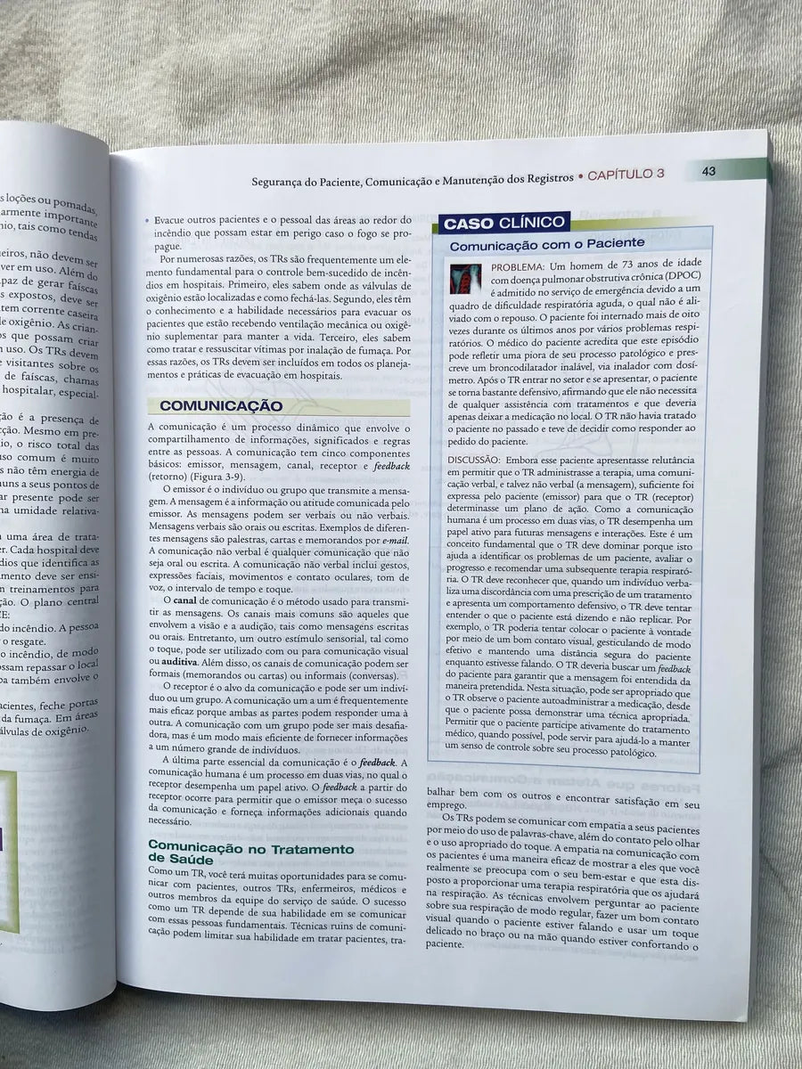 Livro Egan Fundamentos Da Terapia Respiratória Box 3 Vol (Usado)