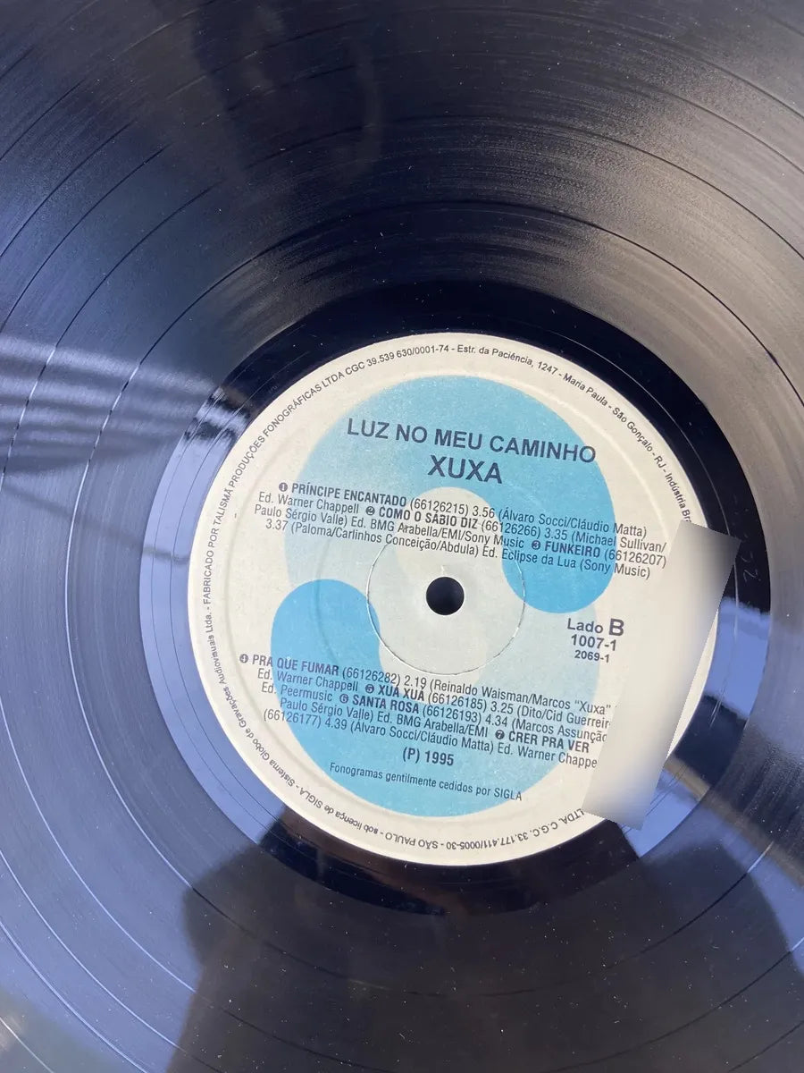 Lp Xuxa Luz Do Meu Caminho 1995 Com Pôster (Usado)