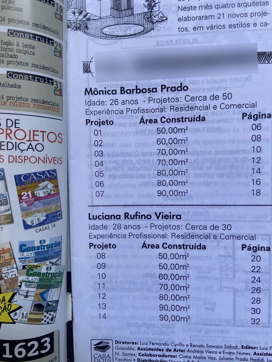 Revista Coletânea Casas De 50 A 90 M2 3 Em 1 (Usado)