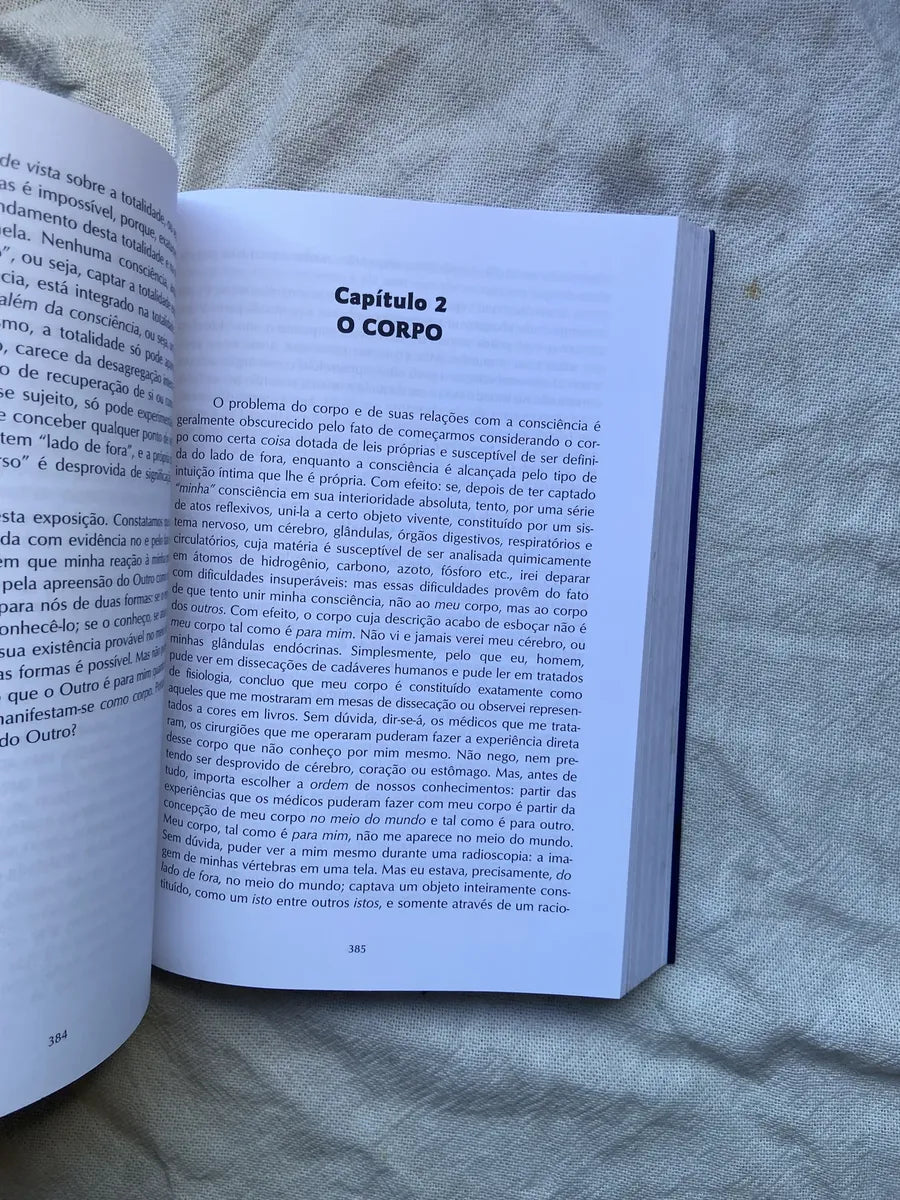 Livro O Ser E O Nada Ensaio De Odontologia Fenomenológica (Usado)