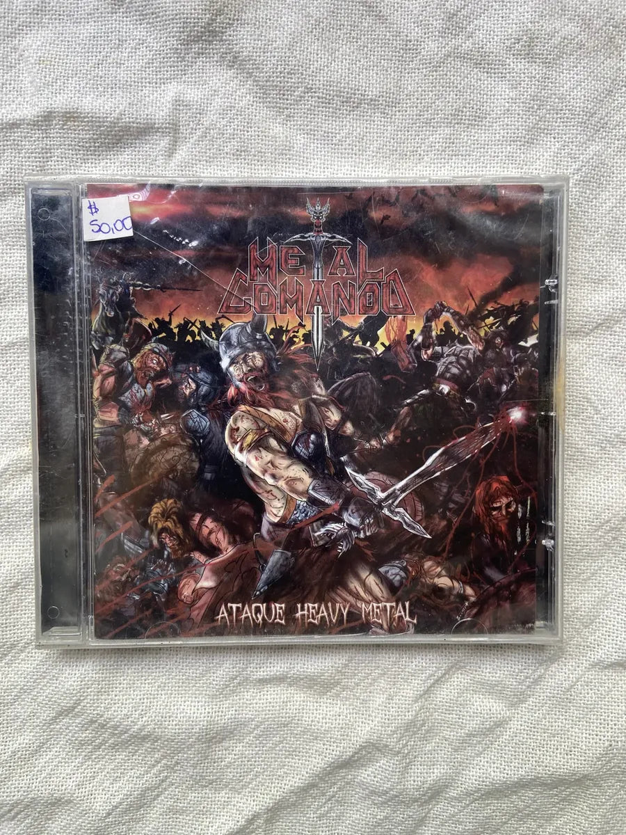 Cd Metal Comando Ataque Heavy Metal Novo