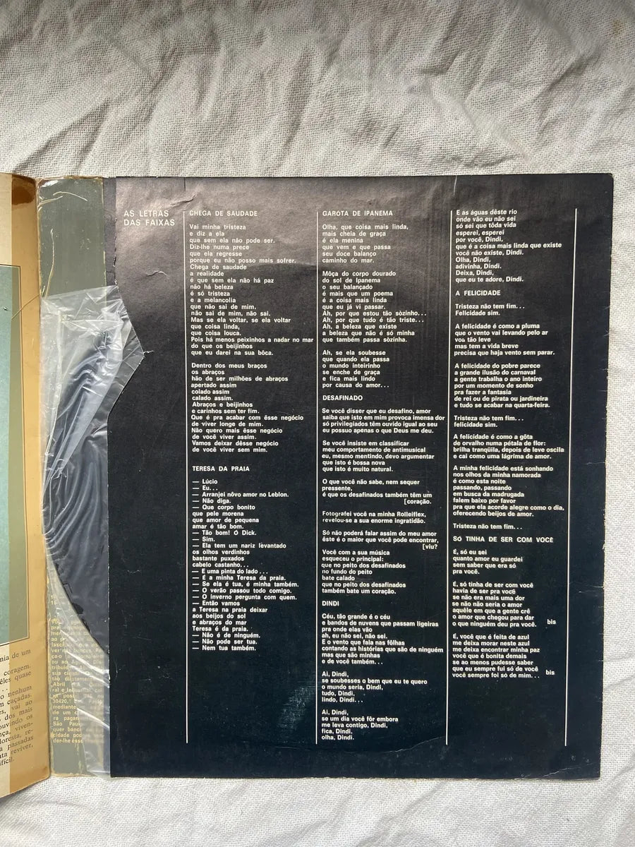 Lp Tom Jobim História Da Música Popular Brasileira 1970 (Usado)