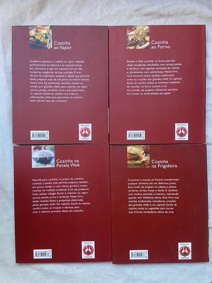 Livro Coleção A Grande Cozinha 4 Volumes Do 22 Ao 25 (Usado)