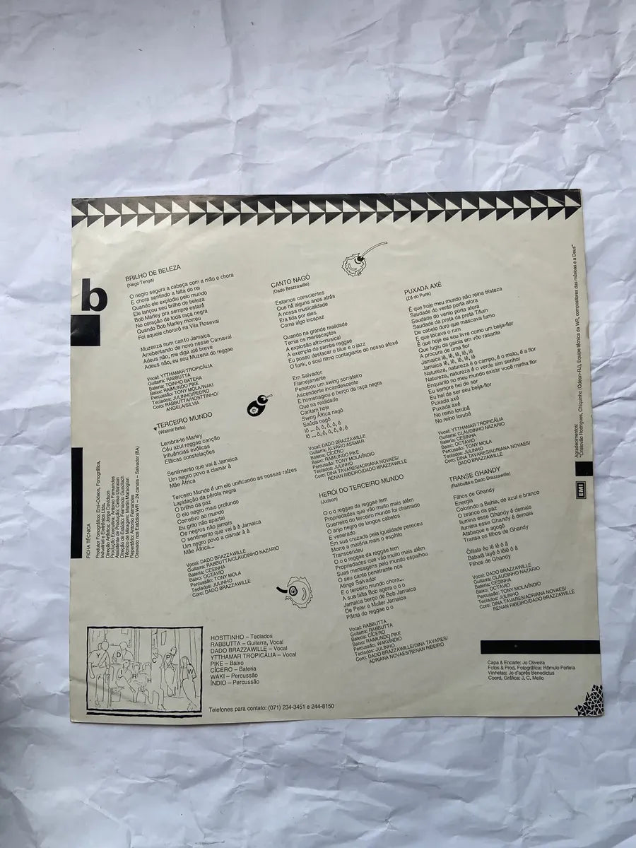 Lp Banda Terceiro Mundo Marley Vive 1988 (Usado)
