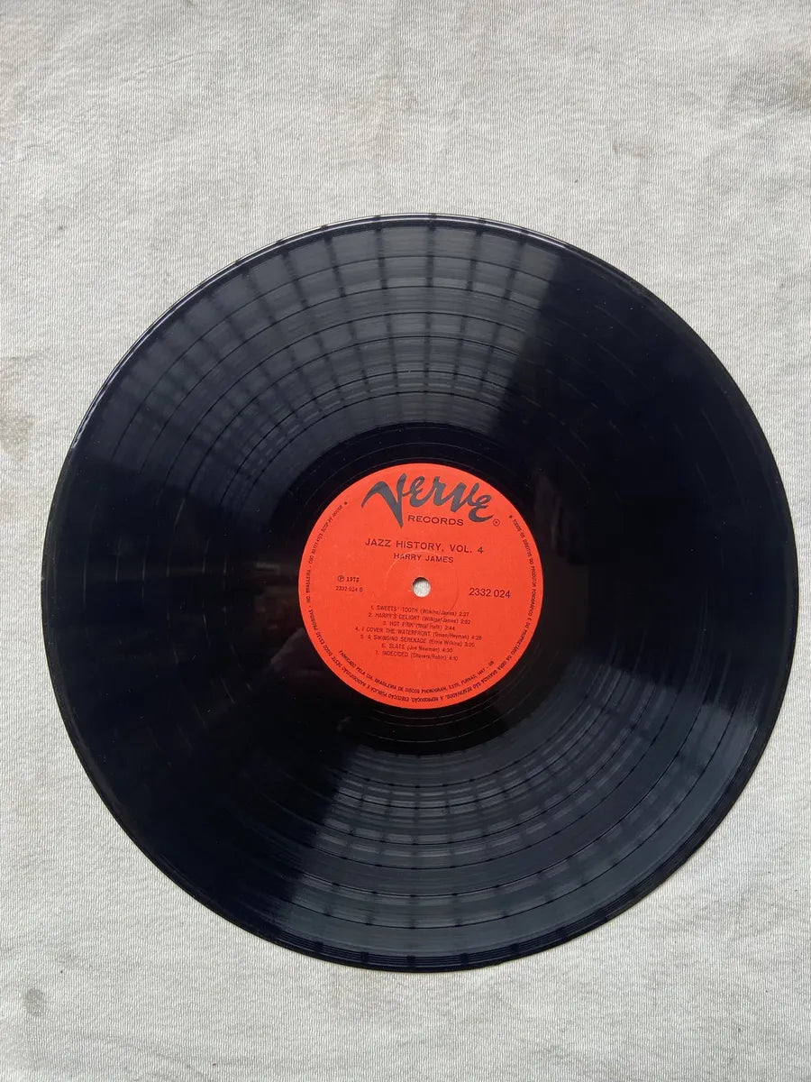 Lp Jazz History Harry Gene James Krupa 1973 Vol 4 Duplo (Usado)