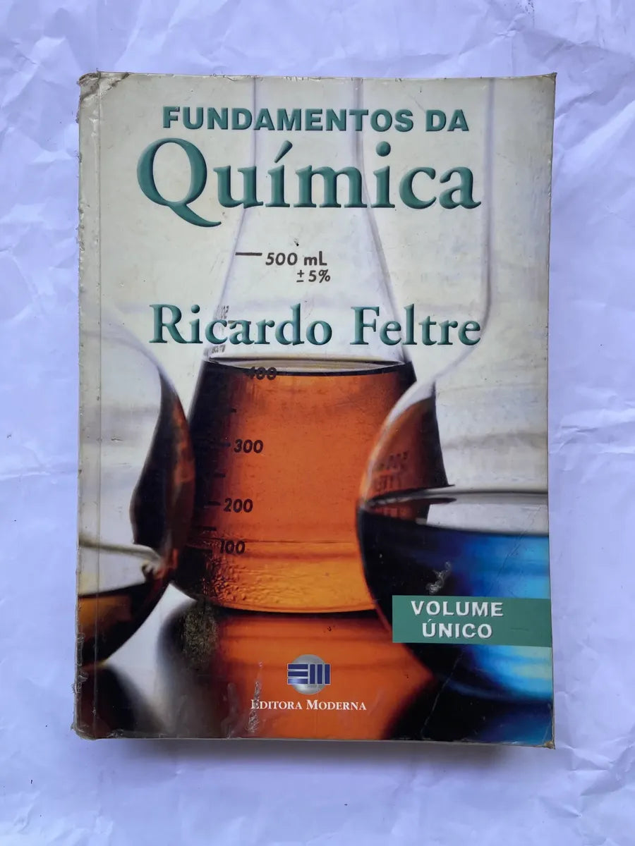 Livro Fundamentos Da Química Ricardo Feltre Vol Único (Usado)