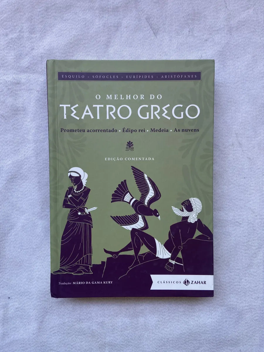 Livro O Melhor Do Teatro Grego Ed Comentada 2013 Capa Dura (Usado)