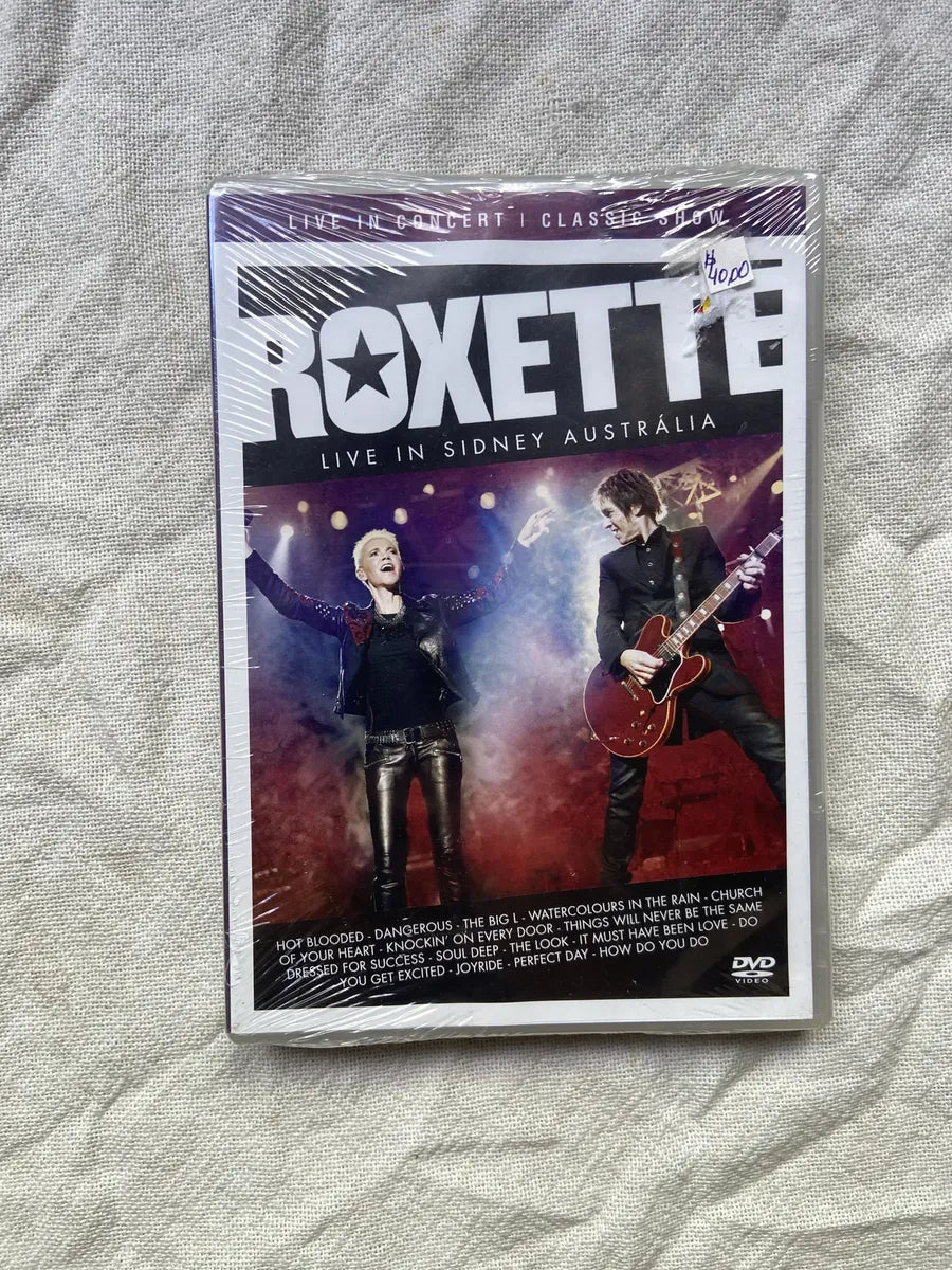 Dvd Roxette Live In Sidney Austrália 2012