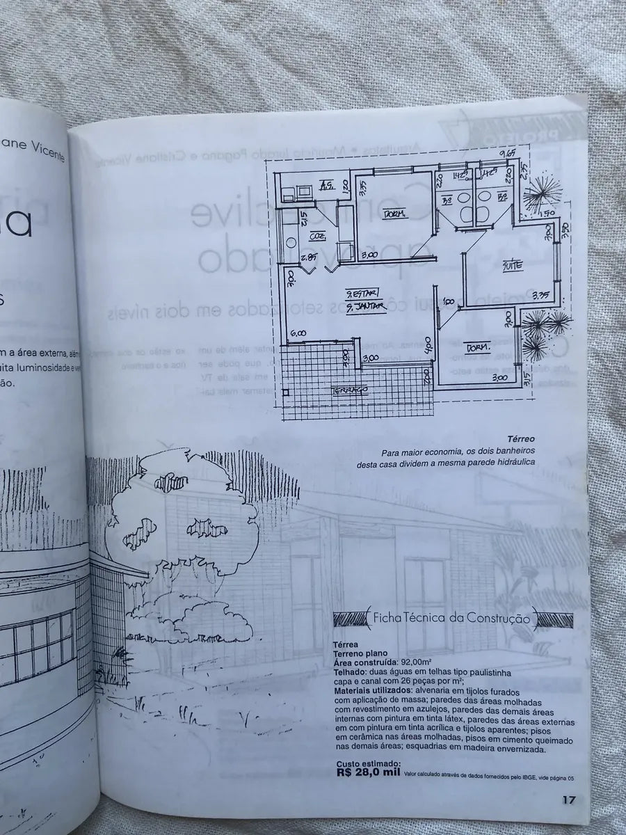 Revista Coletânea Casas De 50 A 90 M2 3 Em 1 (Usado)