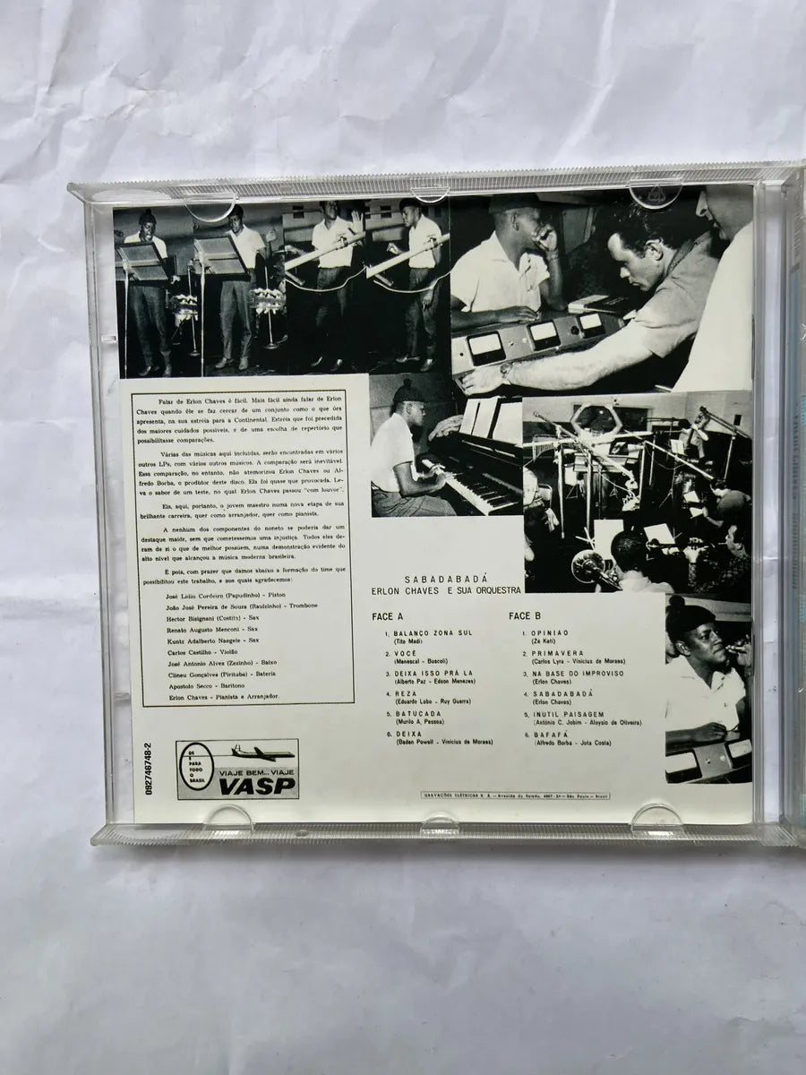 Cd Sabadabada Erlon Chaves 2002 (Usado)