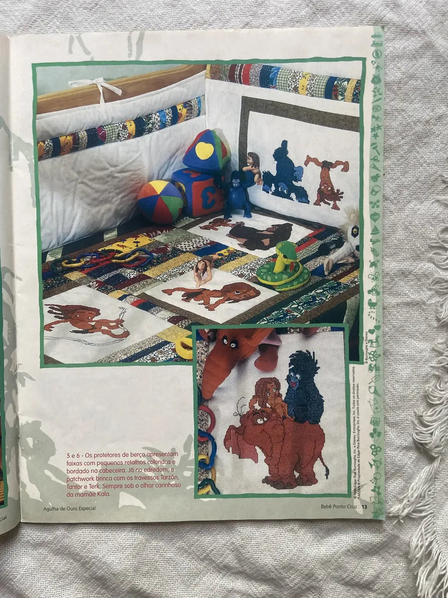 Revista Agulha De Ouro Especial Bebê Ponto Cruz Disney N 14 (Usado)