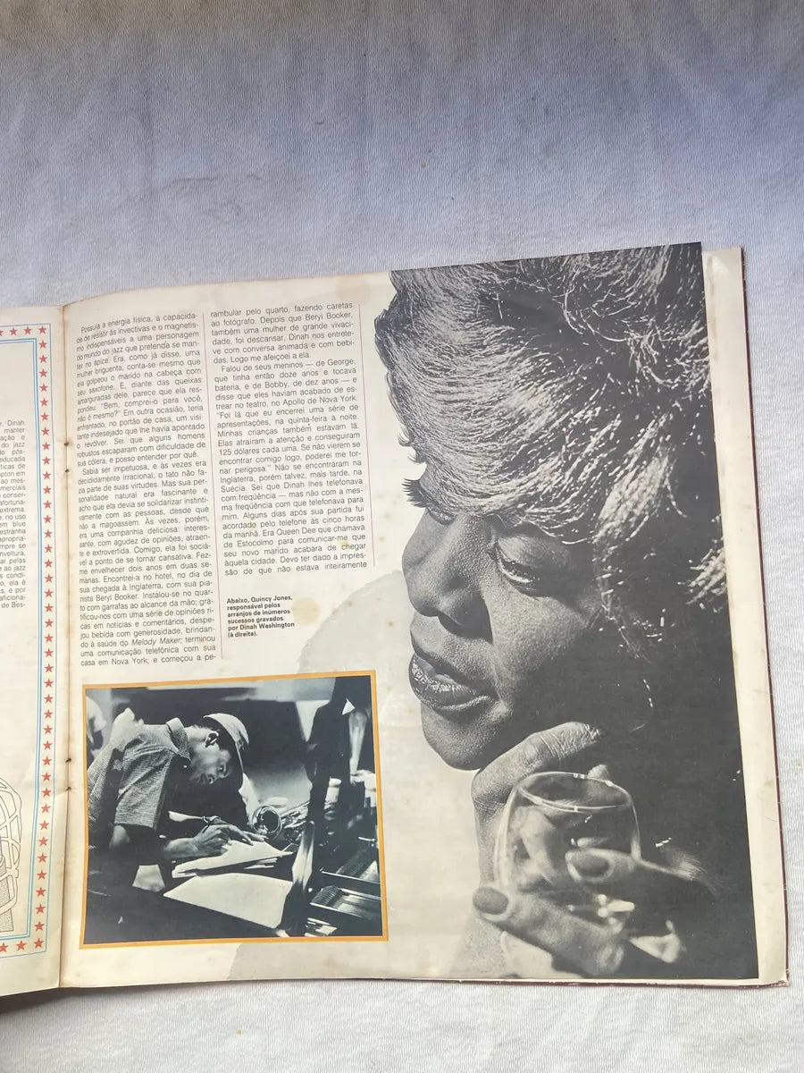 Lp Gigantes Do Jazz Dinah Washington À Rainha Do Blues 1980 (Usado)