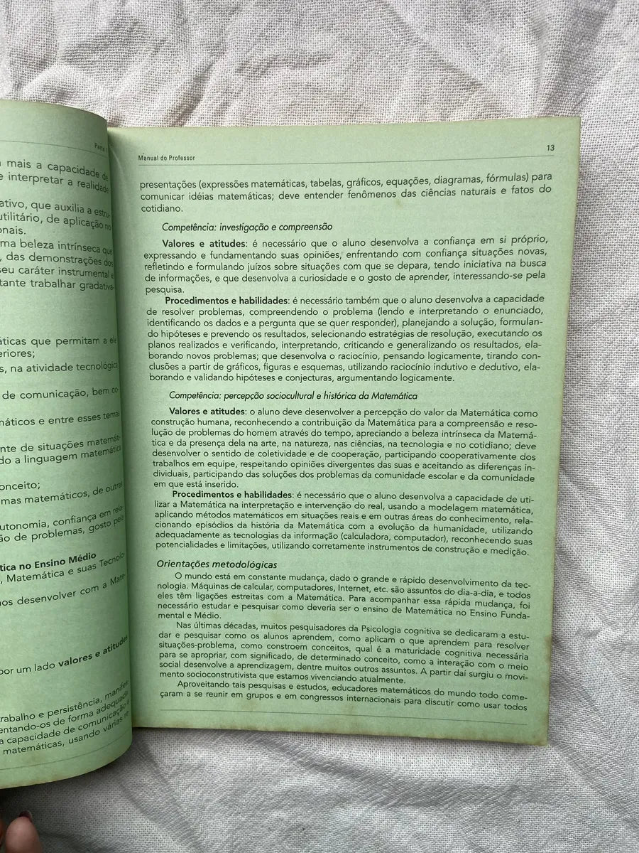 Livro Matemática Contexto E Aplicações Volume Único 2000 (Usado)