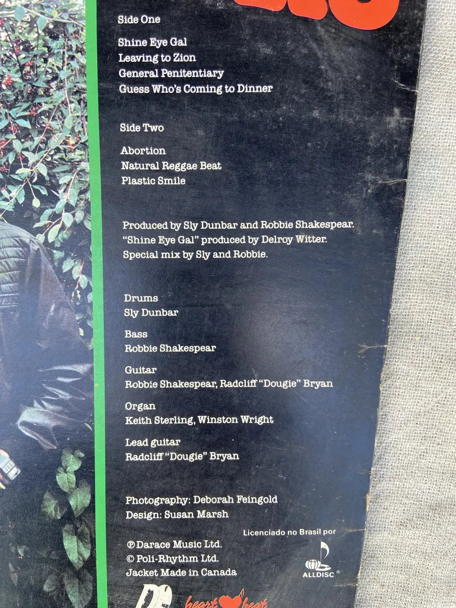 Lp Black Uhuru Guess Whois Coming To Dinner 1990 (Usado)
