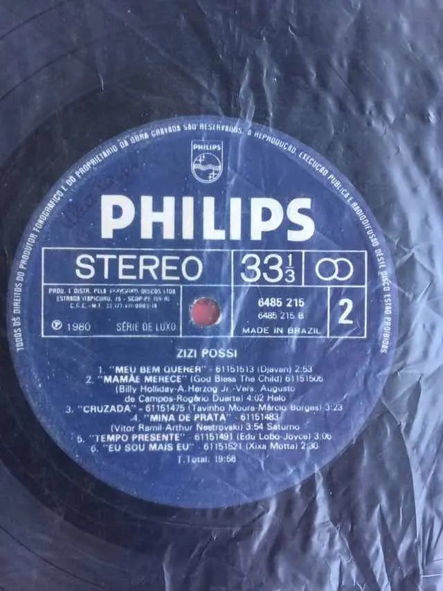 Lp Zizi Possi 1980 Série De Luxo Com Encarte (Usado)