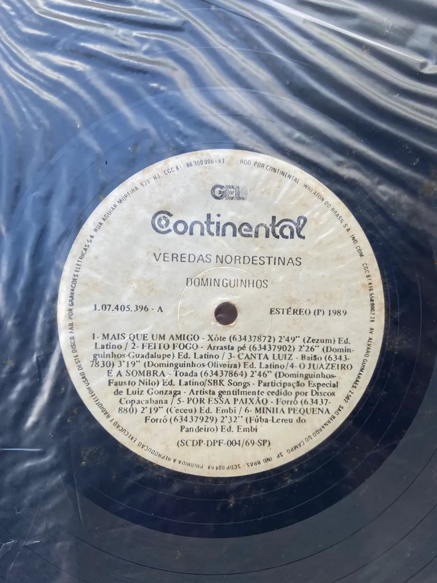 Lp Dominguinhos Veredas Nordestinas 1989 (Usado)