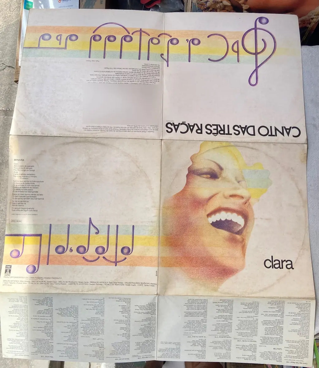 Lp Clara Nunes Canto Das Três Raças 1976 (Usado)