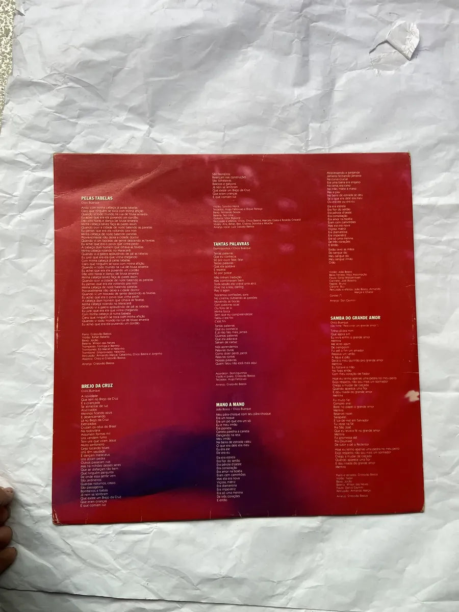 Lp Chico Buarque 1984 (Usado)