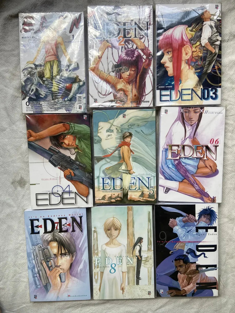 Manga Eden It S An Endless World Hiroki Endou Box 9 Vol Novo (Usado)