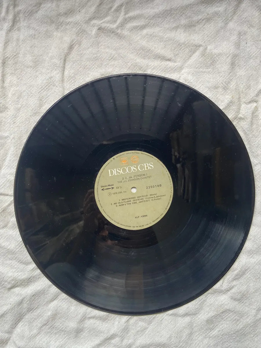 Lp Jj In Person The Jj Johnson Quintet 1978 (Usado)