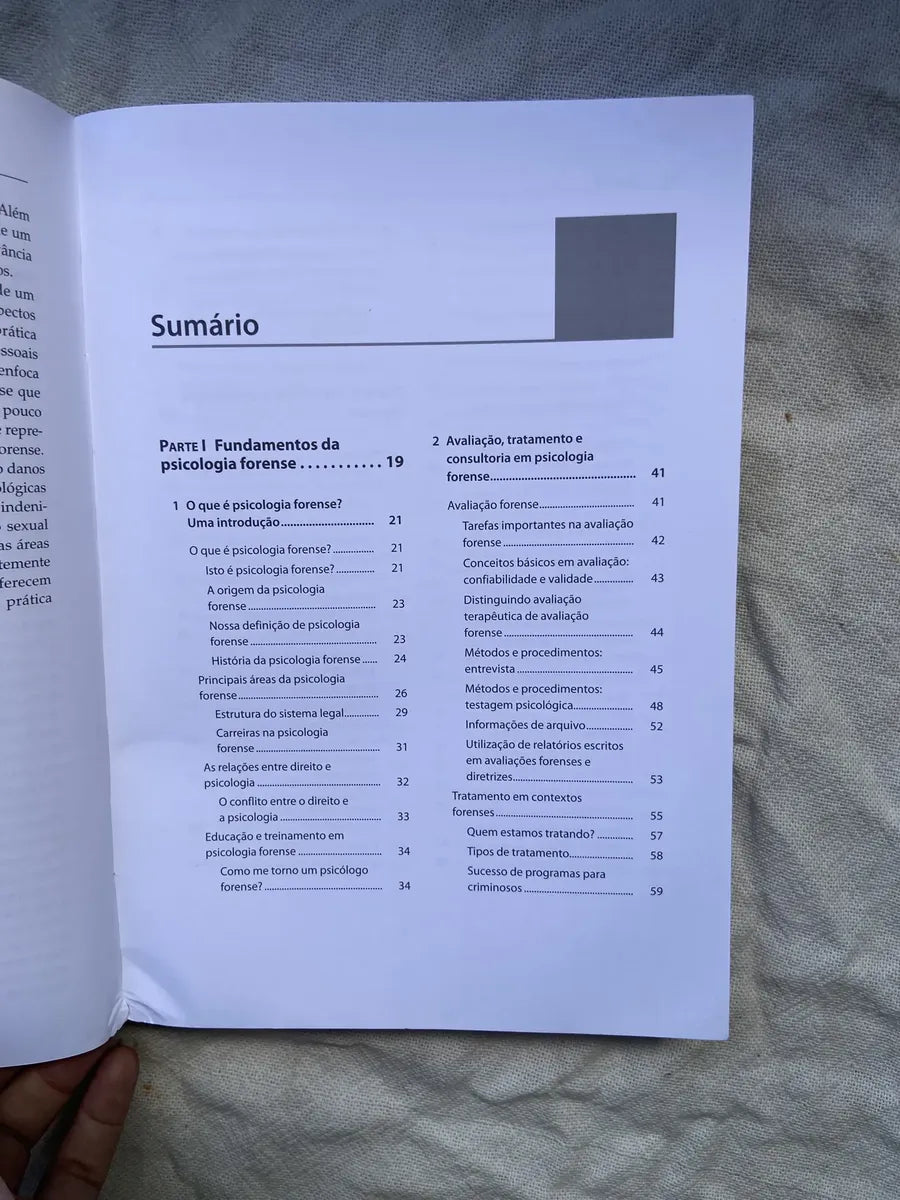 Livro Psicologia Forense Pesquisa Prática Matthew Huss 2011 (Usado)