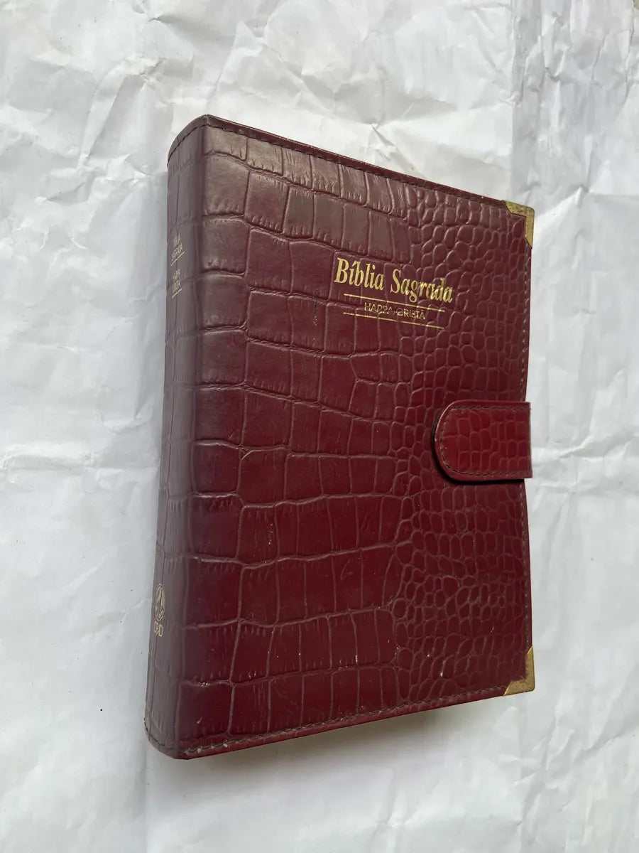 Livro Bíblia Sagrada E Harpa Coedição De 1987 (Usado)