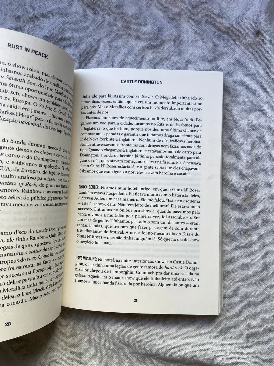 Livro Rust In Peace A História Da Obra Prima Do Megadeath (Usado)