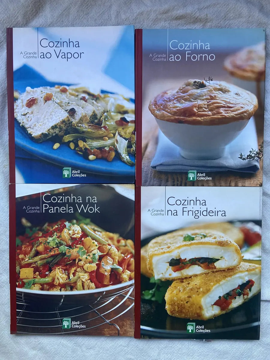 Livro Coleção A Grande Cozinha 4 Volumes Do 22 Ao 25 (Usado)