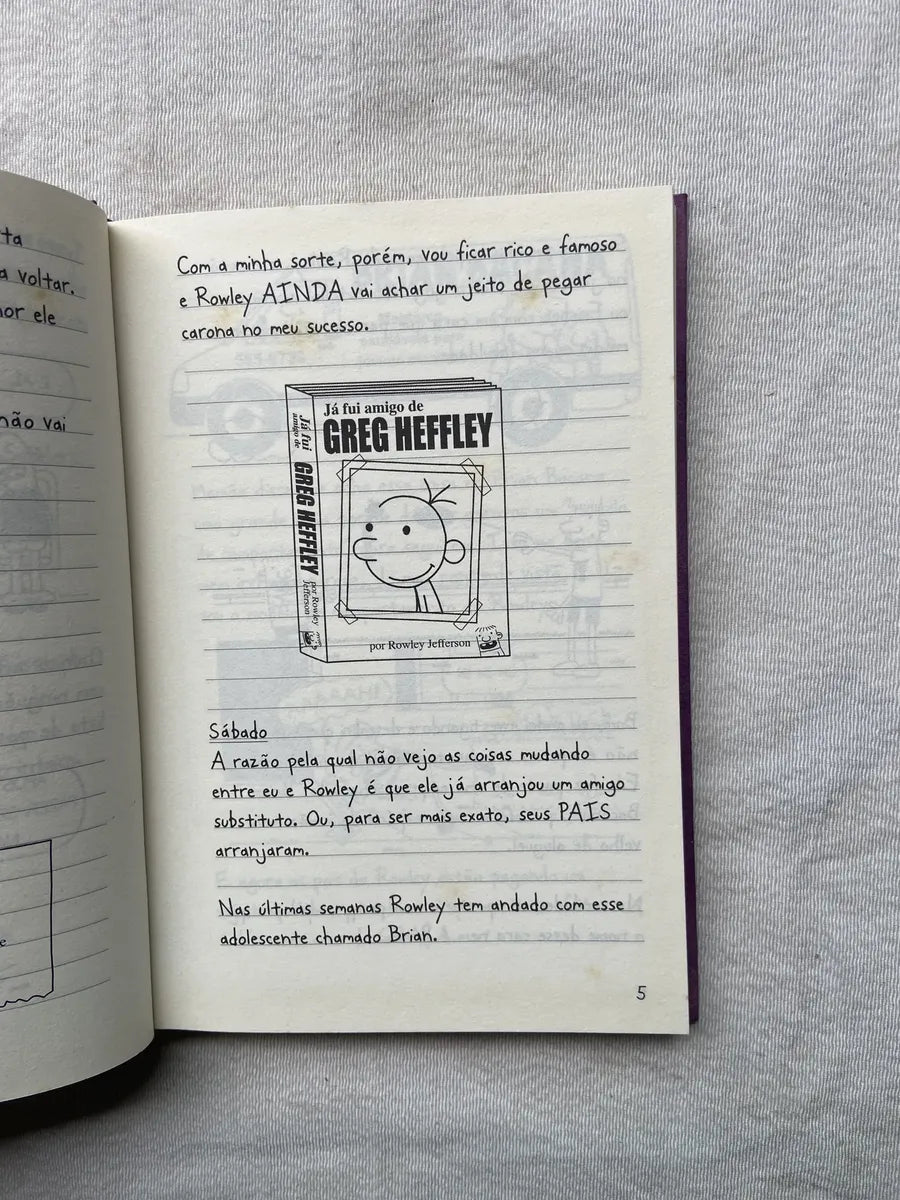 Livro Diário De Um Banana Box 5 Volumes Capa Dura (Usado)