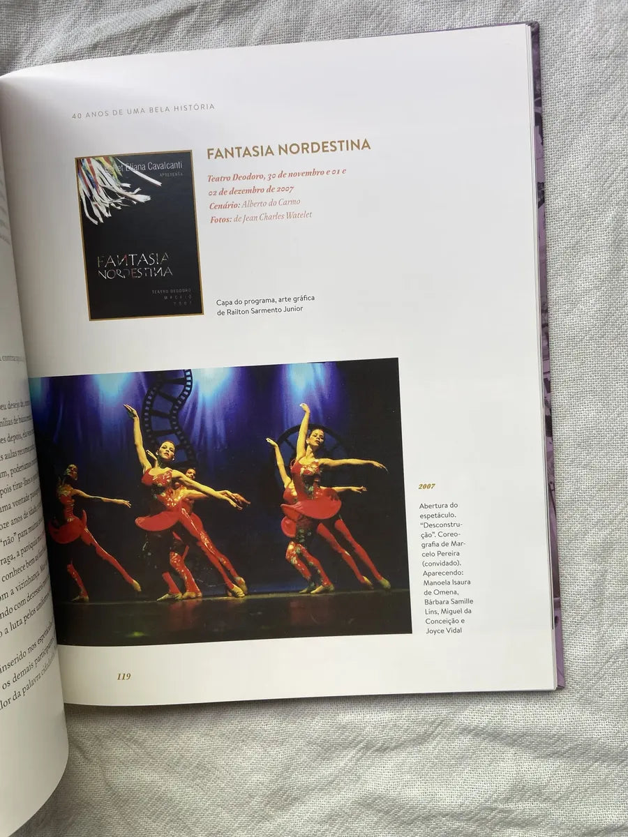 Livro Ballet Eliana Cavalcanti 40 Anos De Uma Bela História (Usado)