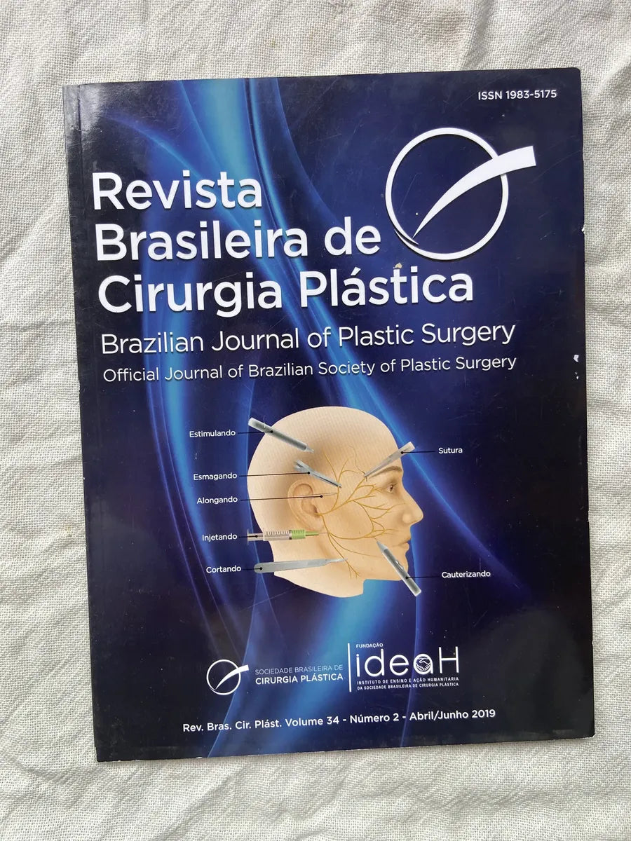 Revista Brasileira De Cirurgia Plástica Volume 34 Número 2 abril junho 2019 (Usado)