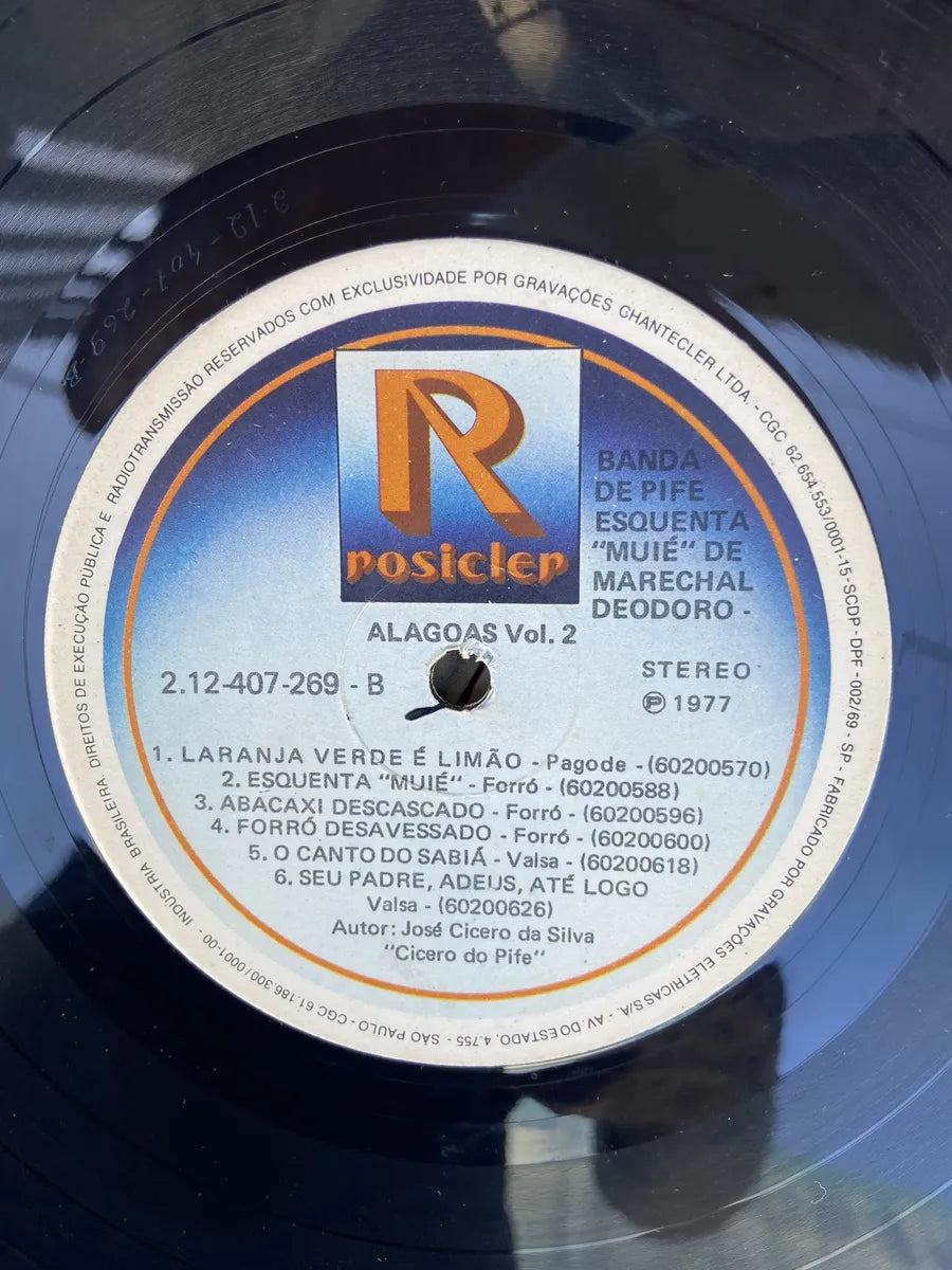 Lp Banda De Pife Esquenta Muié De Marechal Deodoro 1977 (Usado)