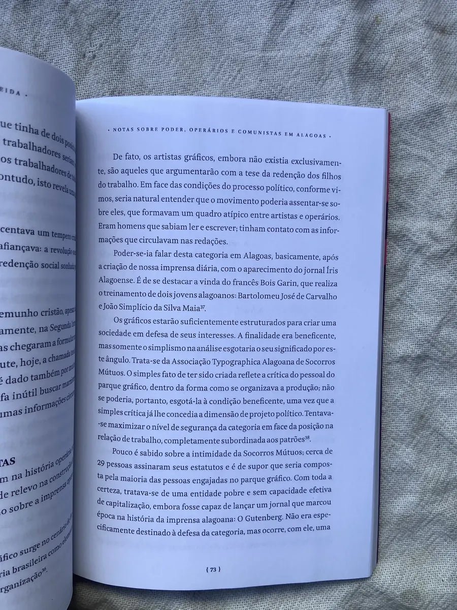 Livro Notas Sobre Poder Operários E Comunistas Em Alagoas (Usado)