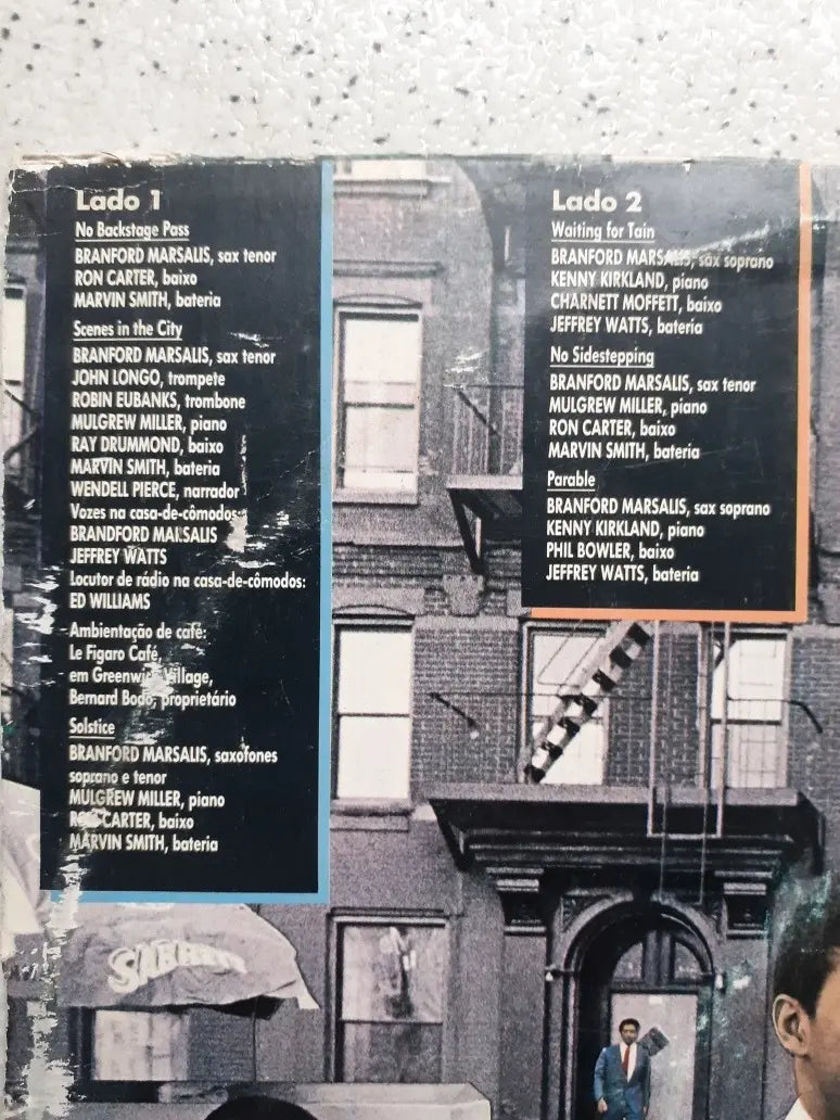 Lp Branford Marsalis Scenes In The City 1984 Col Série Jazz (Usado)